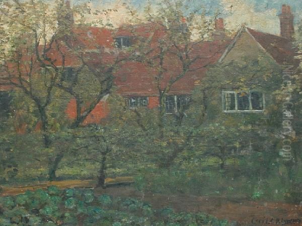 House Through The Trees Oil Painting by Cecil Gordon Lawson