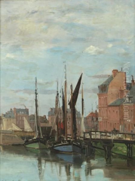 Le Port Oil Painting by Ernest Laynaud