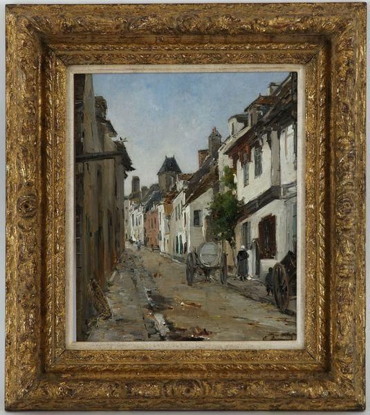 Ruelle De Village Oil Painting by Ernest Laynaud