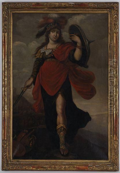 Victoire Oil Painting by Charles Lebrun