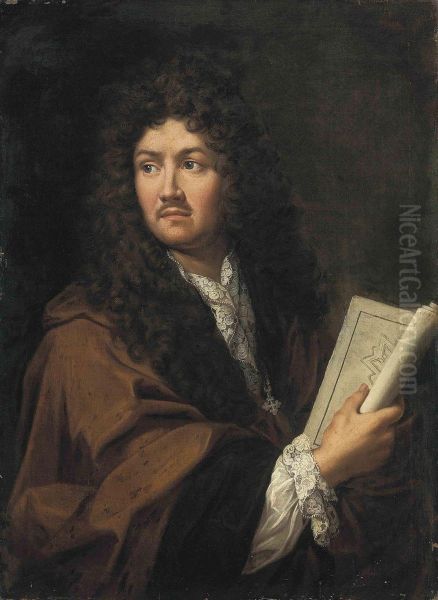 Portrait Of Francois Michel Le Tellier Oil Painting by Charles Lebrun