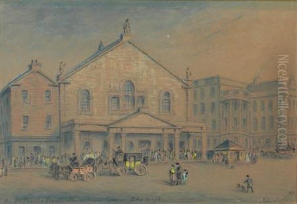 The Old Theatre Royal Oil Painting by John Le Conte