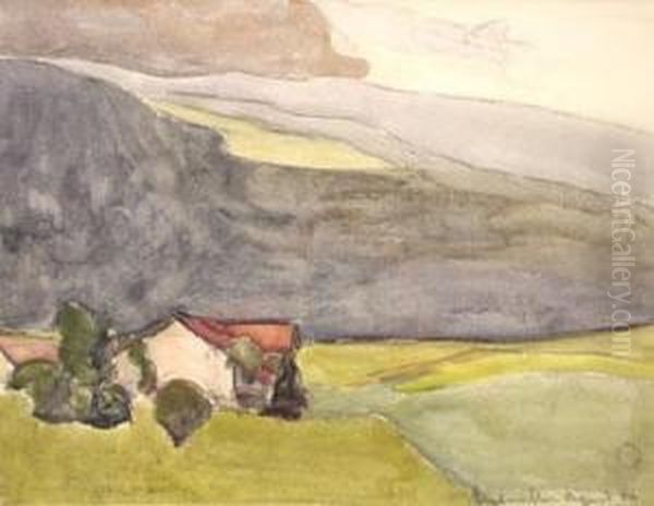 Vue Sur Le Jura Oil Painting by Maurice Le Scouezec