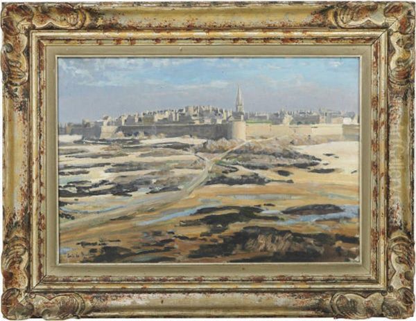 Saint Malo Oil Painting by Louis Lebreton