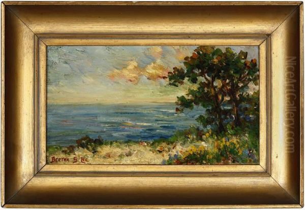 Blue Waters
Of Monterey Oil Painting by Bertha Stringer Lee