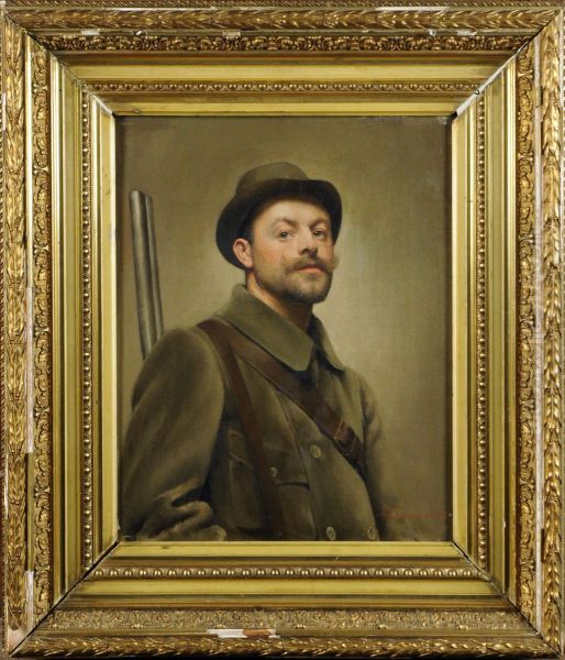 Le Chasseur Oil Painting by Jef Leempoels