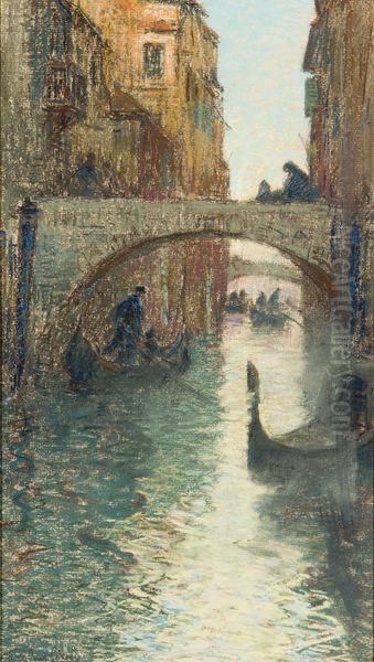 Venise Oil Painting by Fernand Marie Eugene Legout-Gerard