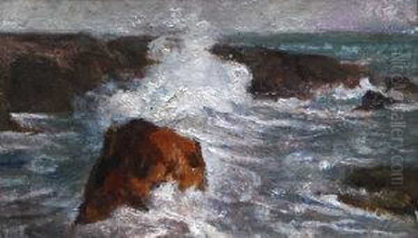 La Cote Rocheuse Oil Painting by Paul Emmanuel Legrand