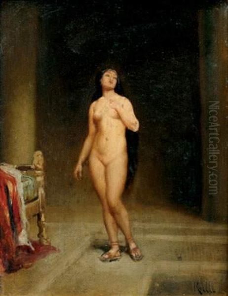 Odalisque Oil Painting by Theodore Legrand