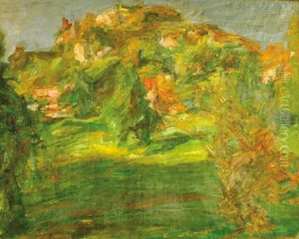  Colline A Ferette  Oil Painting by Leon Lehmann