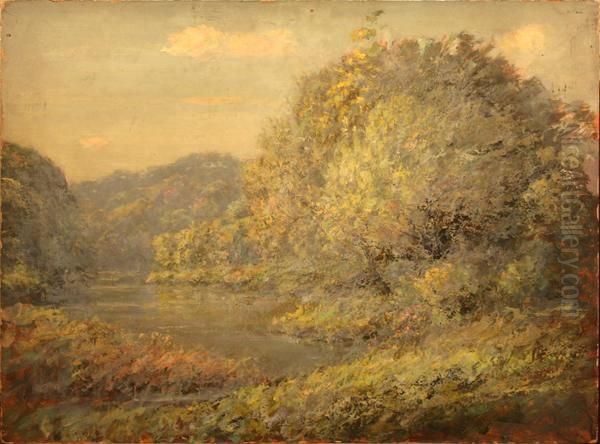 Spring Landscape Oil Painting by Adam Lehr