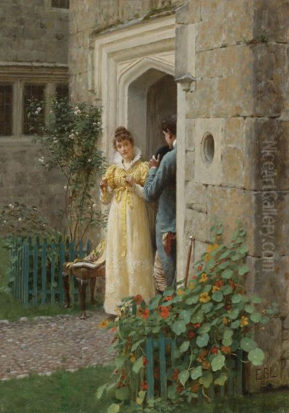 The Request Oil Painting by Edmund Blair Blair Leighton