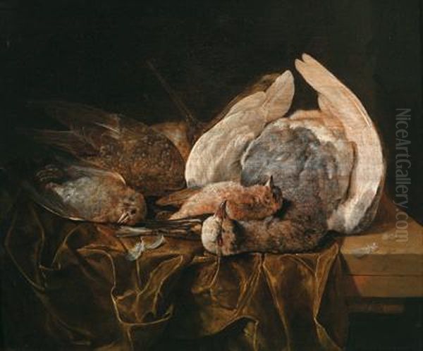 Trofei Di Caccia Oil Painting by Cornelis van Lelienbergh