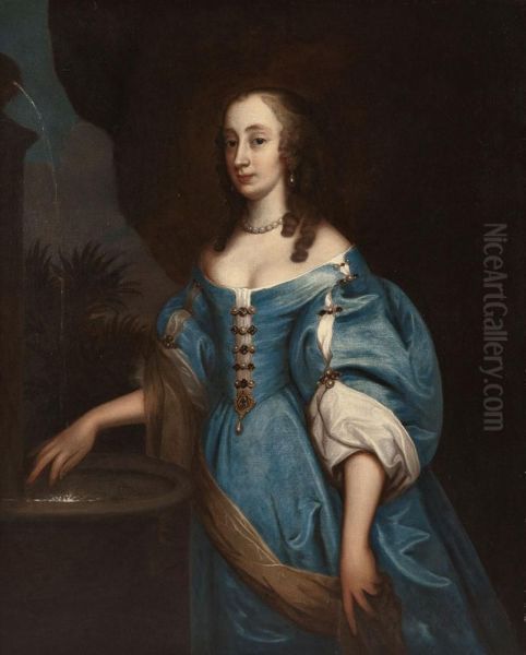 Bildnis Lady Barbery Oil Painting by Sir Peter Lely