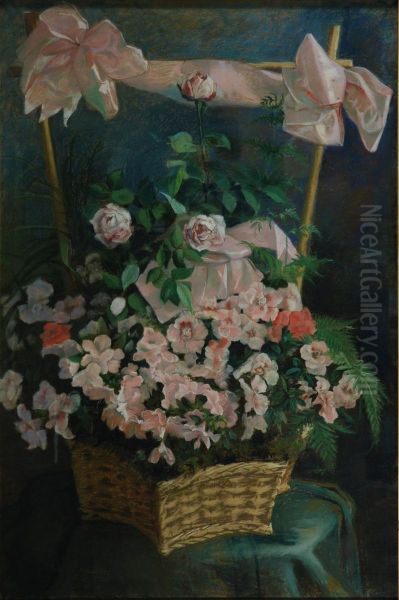 Vaso Con Fiori by Anne Clara Lemaitre