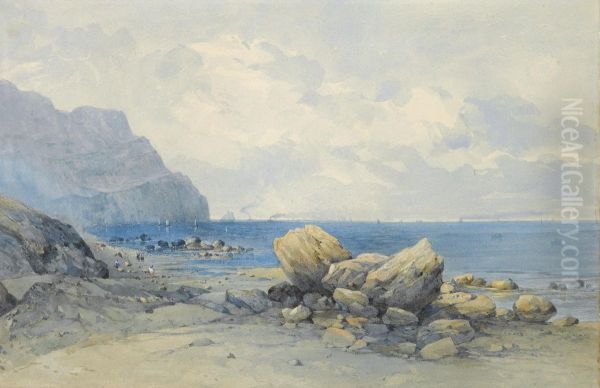 Llandudno Bay, North Wales Oil Painting by Robert Leman