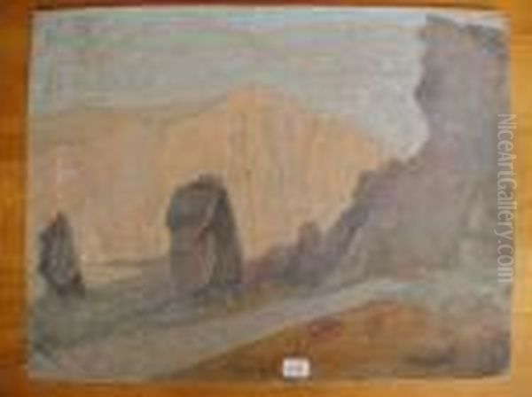 Le Curon Oil Painting by Charles, L'Aine Lemire