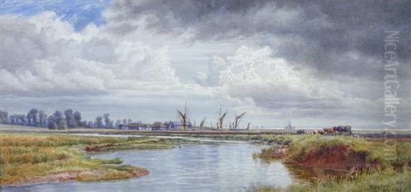 View Of Stanford Le Hope Oil Painting by John Henry Leonard