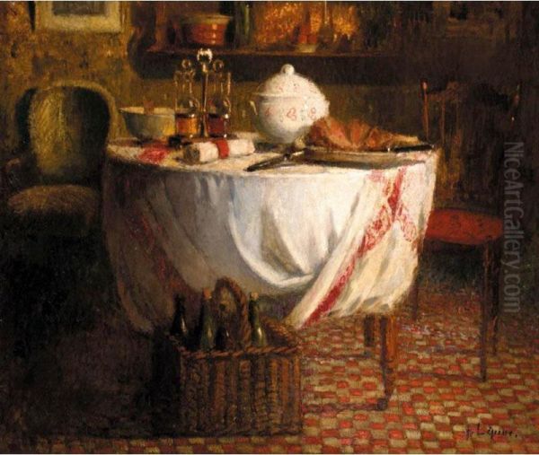 Still Life Oil Painting by Joseph Lepine