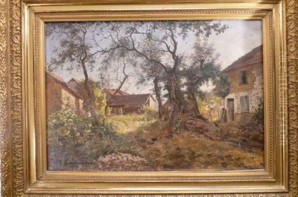 Corps De Ferme Oil Painting by Theodore Lespinasse