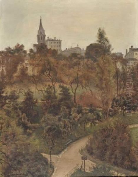 Vue De Lyon Oil Painting by Theodore Lespinasse