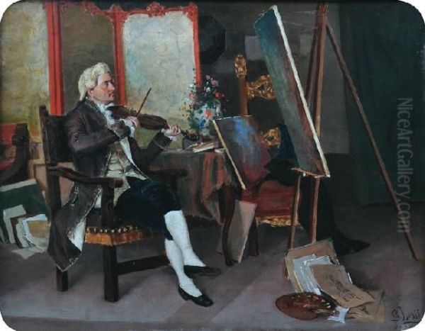 The Connoisseur Oil Painting by Jean, Giovanni Lessi