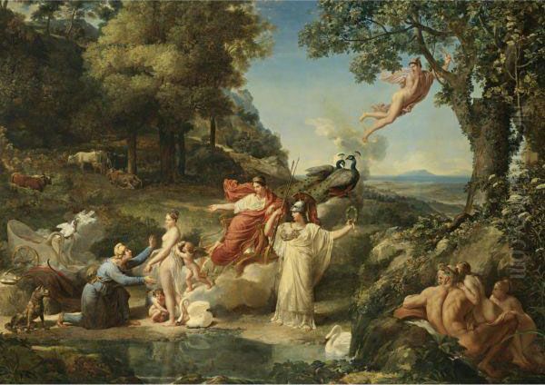 The Judgement Of Paris Oil Painting by Guillaume Lethiere