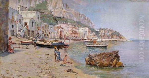 Capri. Oil Painting by Antonino Leto