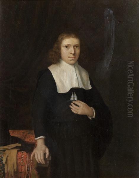 Portrait D'homme Oil Painting by Jacobus Levecq