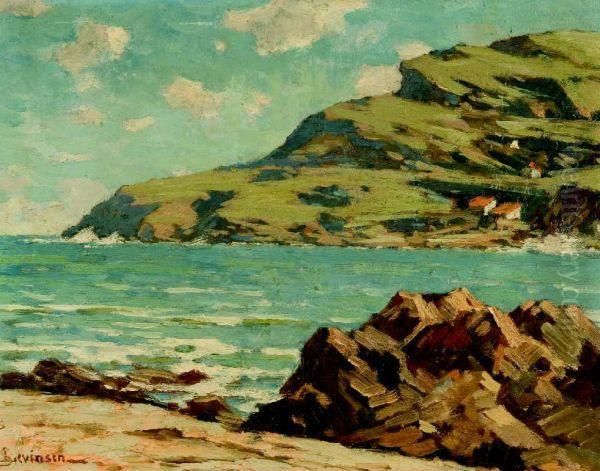 Collioure Oil Painting by Sophus Theobald Levinsen