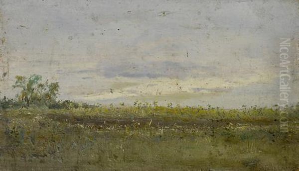 'perviy Den' Chetverg ...' Oil Painting by Isaak Ilyich Levitan