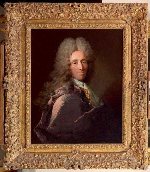 Portrait Presume De Monsieur De Maubreuil, Avocat Auparlement Oil Painting by Robert Tournieres