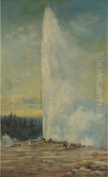 Old Faithful Oil Painting by St. John Lewis