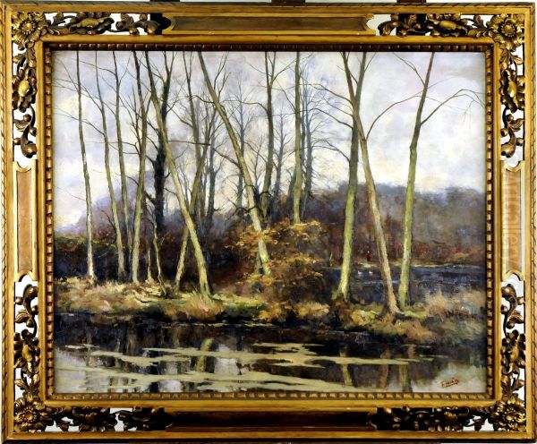 Etang Arbore Oil Painting by Fernand Ley