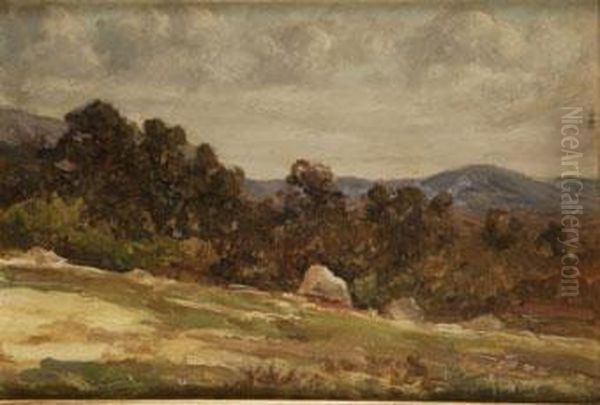 Paisaje Oil Painting by Agustin Lhardy Y Garrigues