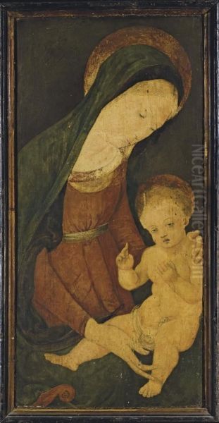 Vierge A L'enfant Oil Painting by Liberale Da Verona