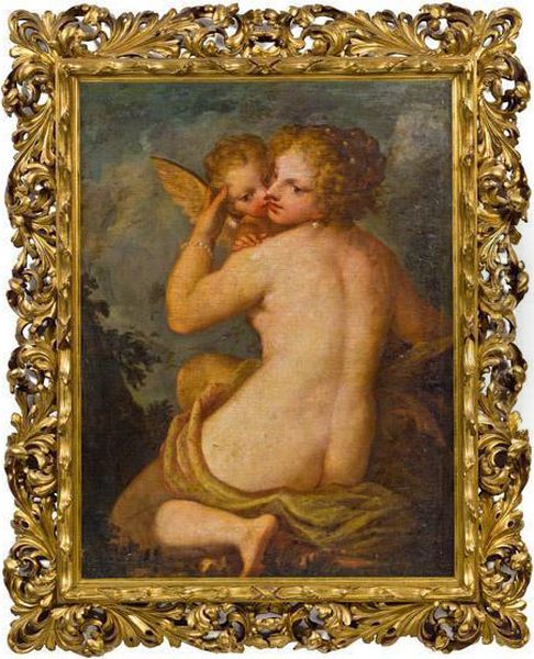 Venus Und Amor Oil Painting by Pietro Liberi