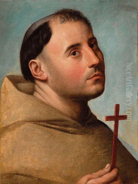 San Francesco Oil Painting by Bernardino Licino