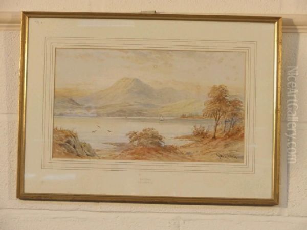 Loch Ness Oil Painting by John Davison Liddell