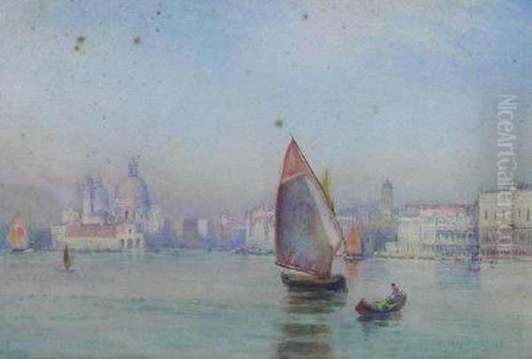 Venice Oil Painting by Thomas Hodgson Liddell