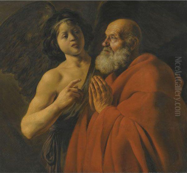 Saint Peter Released From Prison Oil Painting by Jan Lievens