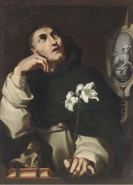 Saint Dominic Oil Painting by Andrea Lilio