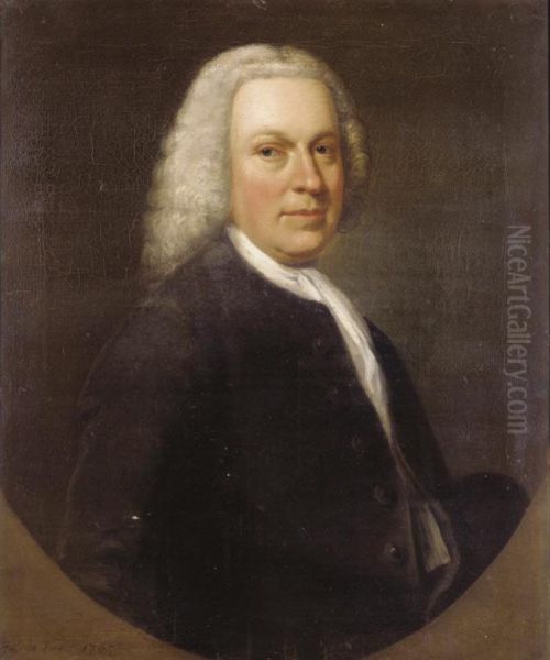 Portrait Of A Gentleman, Traditionally Identified As Lord Chesterfield Oil Painting by Francis Lindo