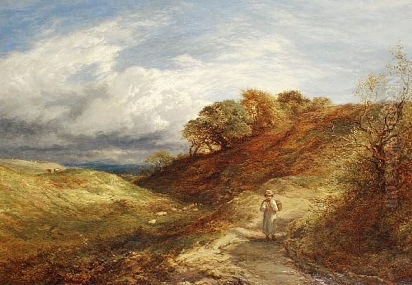 Returning Home Oil Painting by James Thomas Linnell