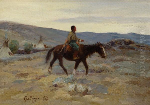 Morning Ride Oil Painting by William Evans Linton