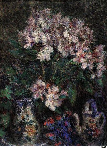 Fiori Oil Painting by Enrico della (Lionne) Leonessa