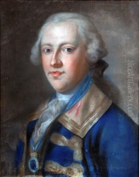 Portrait Of A Nobleman Oil Painting by J.E. Liotar