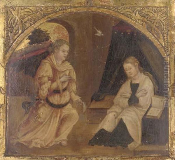 The Annunciation Oil Painting by Filippino Lippi