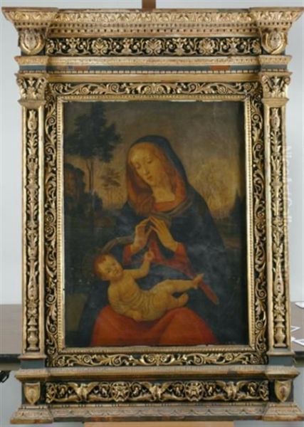 Madonna And Child Oil Painting by Filippino Lippi