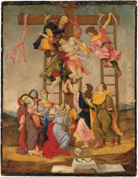 The Deposition Oil Painting by Filippino Lippi